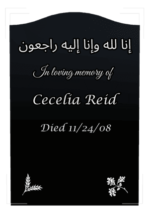 Serpentine - In Loving Memory 32 memorial design preview