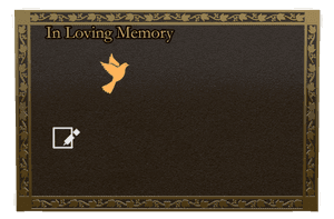 Rectangle Landscape in Loving Memory 82 memorial design preview