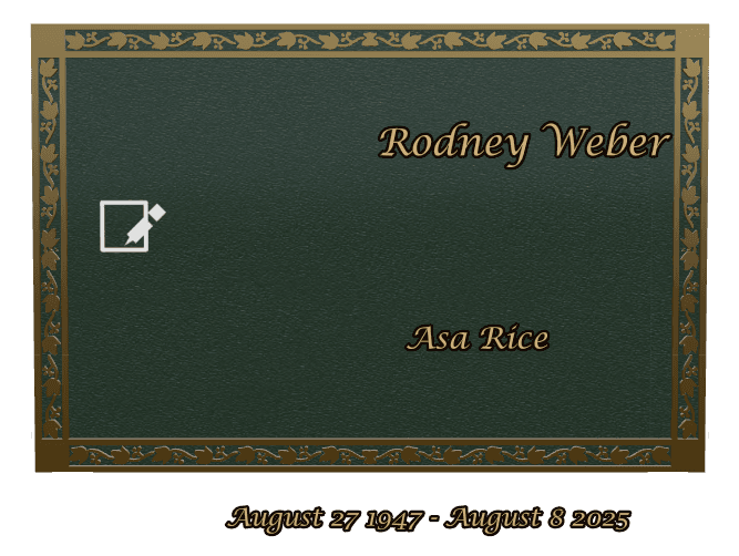 Rectangle (landscape) Bronze Plaque – dove preview