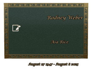 Rectangle Landscape Dove 5 memorial design preview