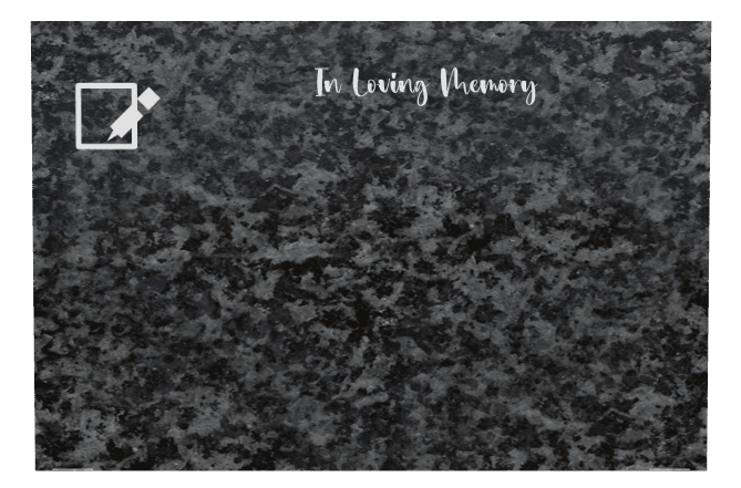 Rectangle (landscape) Traditional Engraved Plaque – In Loving Memory preview