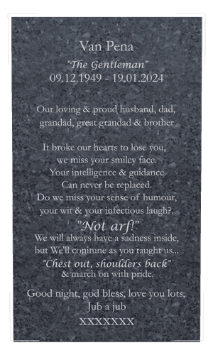 Square - James 3 memorial design preview