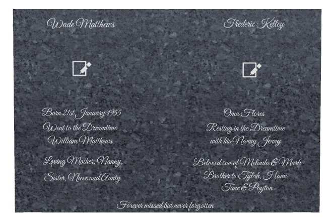 Rectangle (landscape) Traditional Engraved Plaque – Biblical Memorial preview