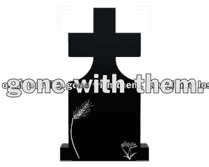 Headstone 25 - Forever in Our Hearts Headstone memorial design preview