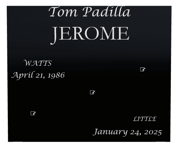 Rectangle (landscape) Laser-Etched Color Plaque – Memorial preview
