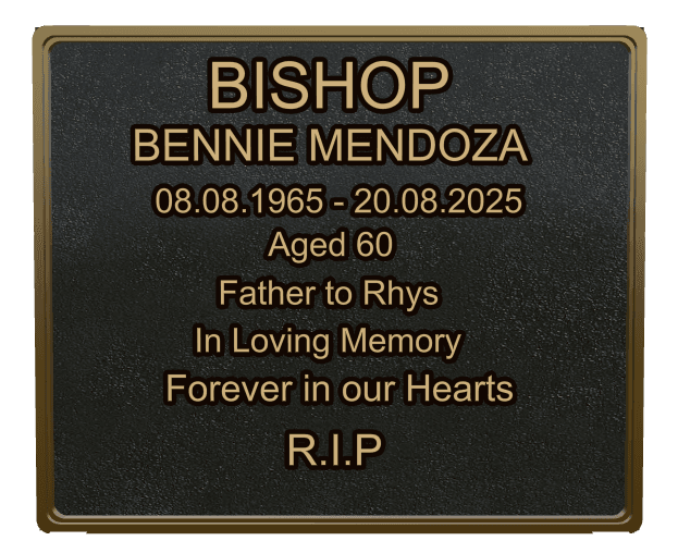 Rectangle (landscape) Bronze Plaque – Father Memorial preview