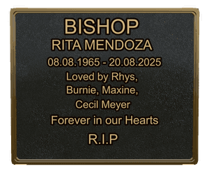 Rectangle Landscape Forever in Our Hearts 15 memorial design preview