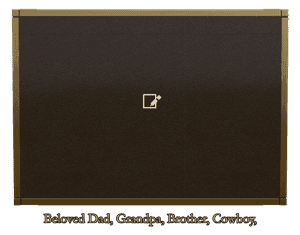 Bronze Plaque - Father memorial design preview
