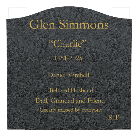 Serpentine Traditional Engraved Headstone – Peter preview