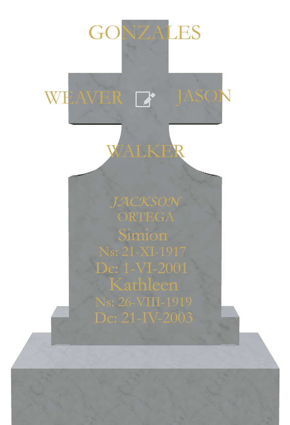 Traditional Engraved Headstone – Memorial Headstone preview