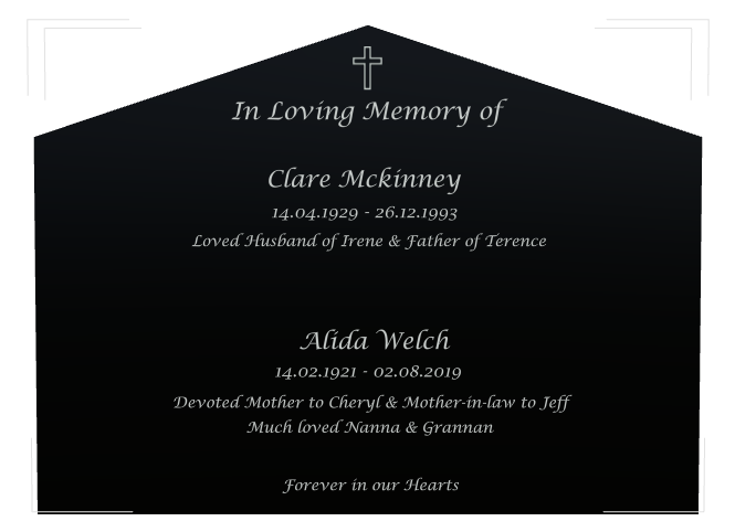 Mother Memorial Traditional Engraved Headstone design preview