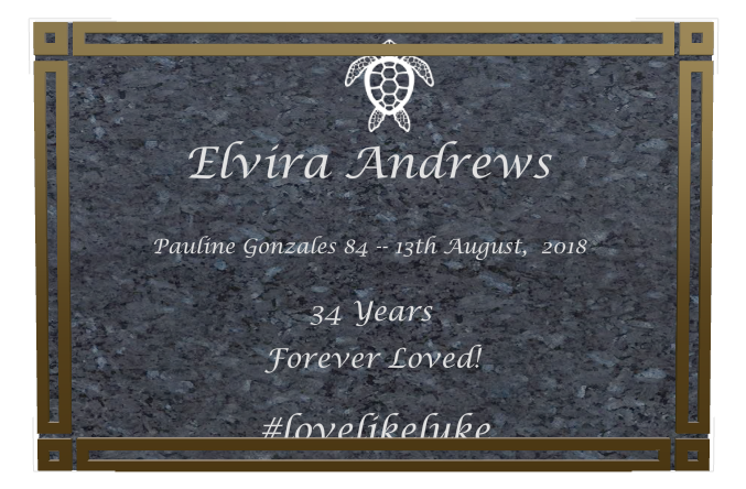 Biblical Memorial Traditional Engraved Plaque design preview
