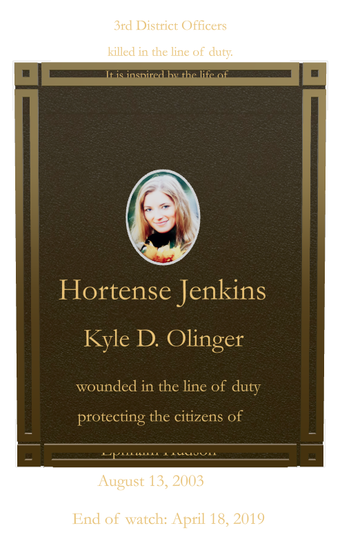 Service Memorial Bronze Plaque design preview