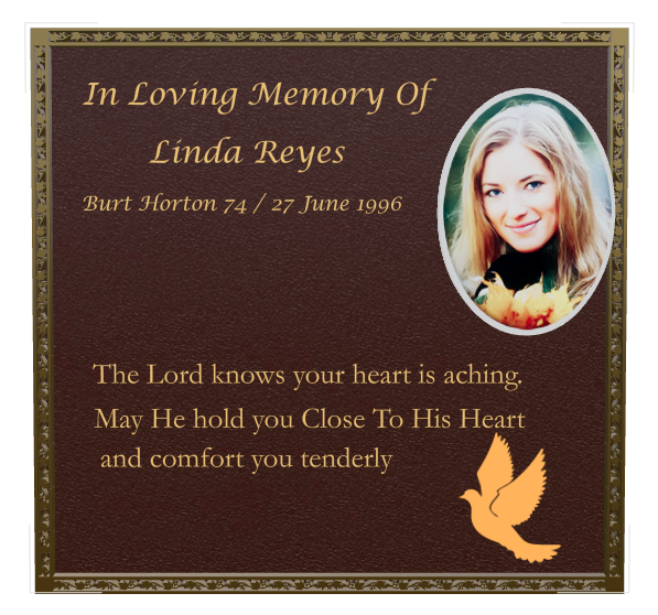 Religious Memorial Bronze Plaque design preview
