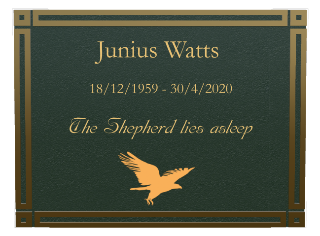 Memorial Bronze Plaque design preview