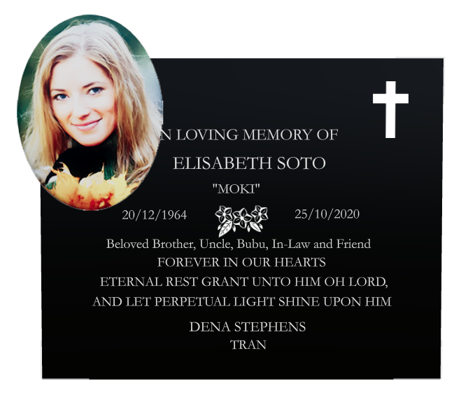 Biblical Memorial Laser-Etched Colour Plaque design preview
