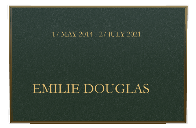 Baby Memorial Bronze Plaque design preview