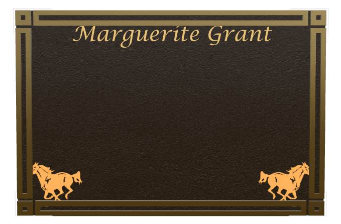Memorial Bronze Plaque design preview
