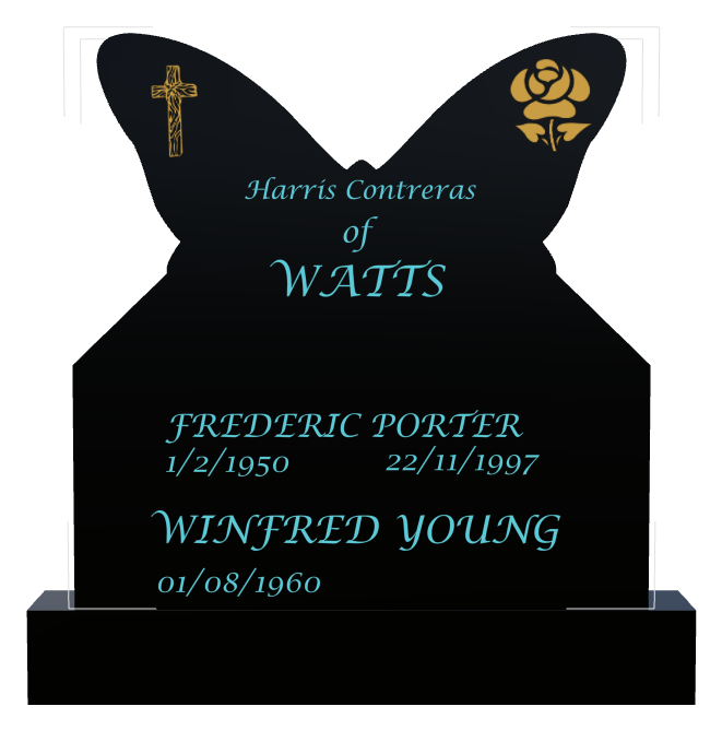 Religious Memorial Traditional Engraved Headstone design preview