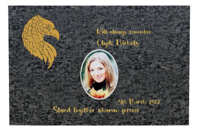 Memorial Traditional Engraved Plaque design preview