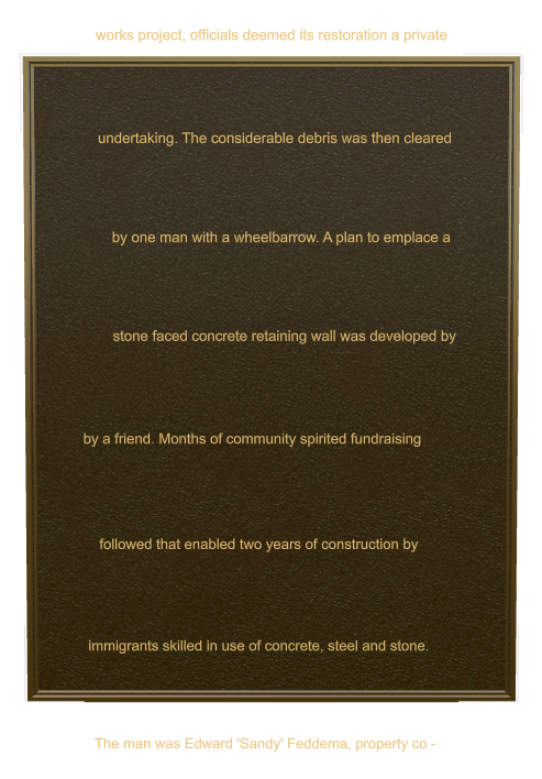 Dedication Bronze Plaque design preview