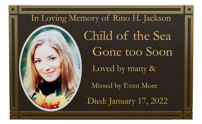 Child Memorial Bronze Plaque design preview