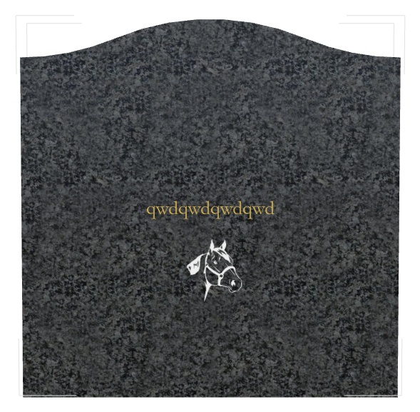 Memorial Traditional Engraved Headstone design preview