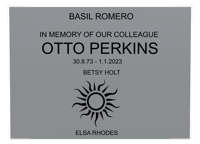 In Loving Memory Stainless Steel Plaque design preview