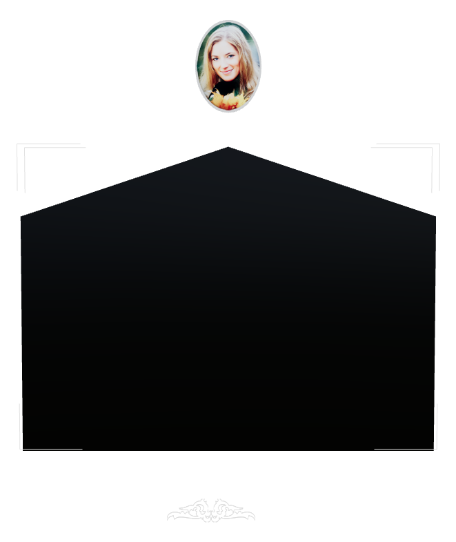 Rest In Peace Laser-Etched Black Granite Headstone design preview