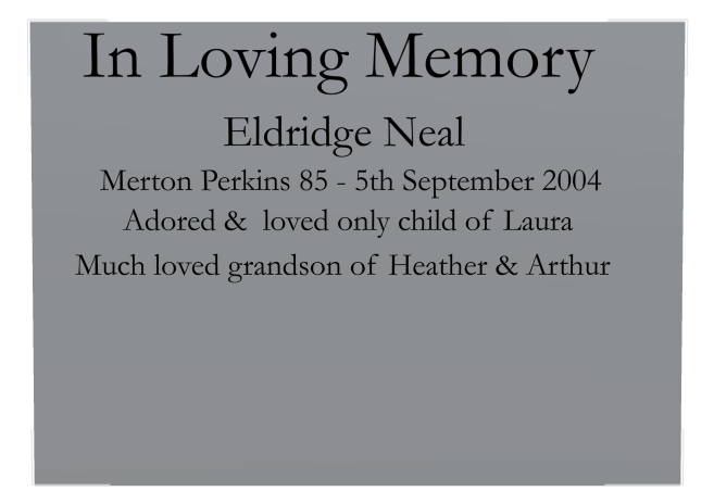 Child Memorial Stainless Steel Plaque design preview
