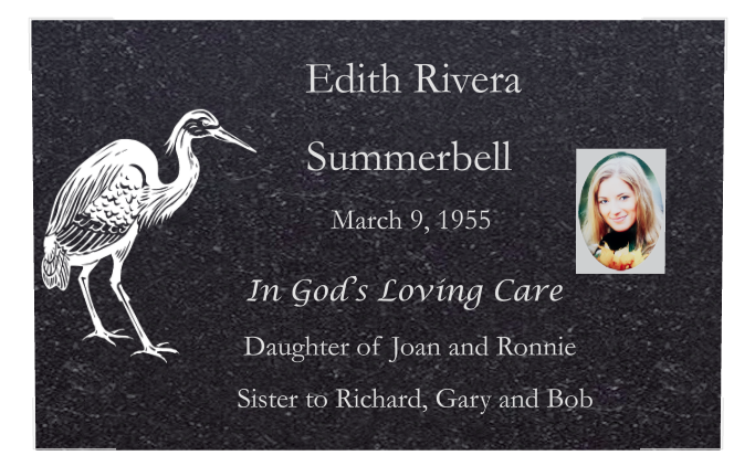 Daughter Memorial Traditional Engraved Plaque design preview
