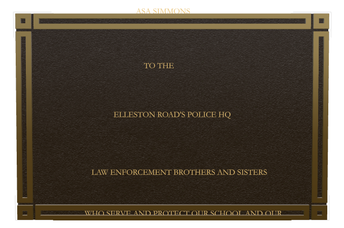 Service Memorial Bronze Plaque design preview