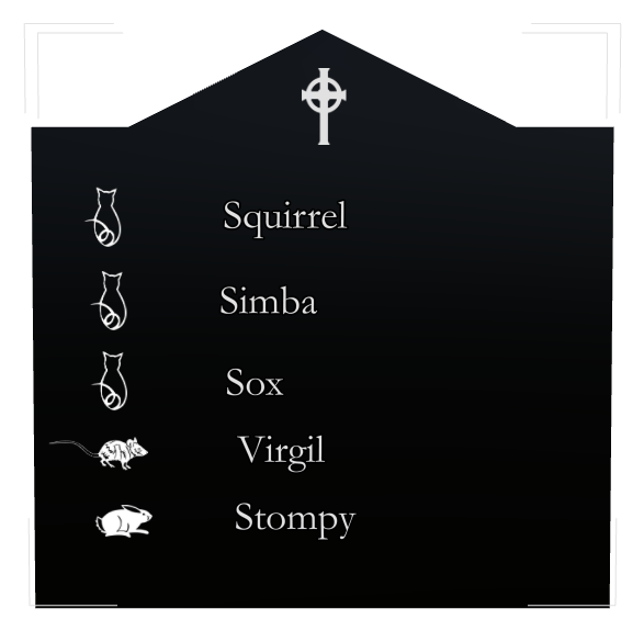 Memorial Laser-Etched Black Granite Headstone design preview