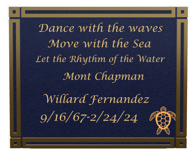 Memorial Bronze Plaque design preview