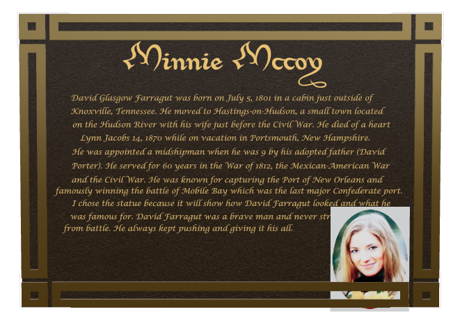 Military Veteran Bronze Plaque design preview