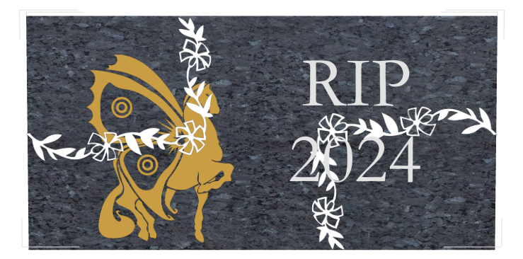 Rest In Peace Traditional Engraved Plaque design preview