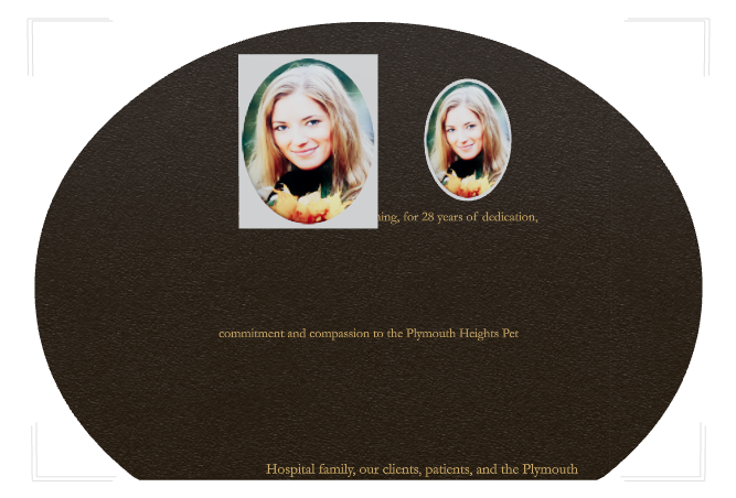 Pet Memorial Bronze Plaque design preview