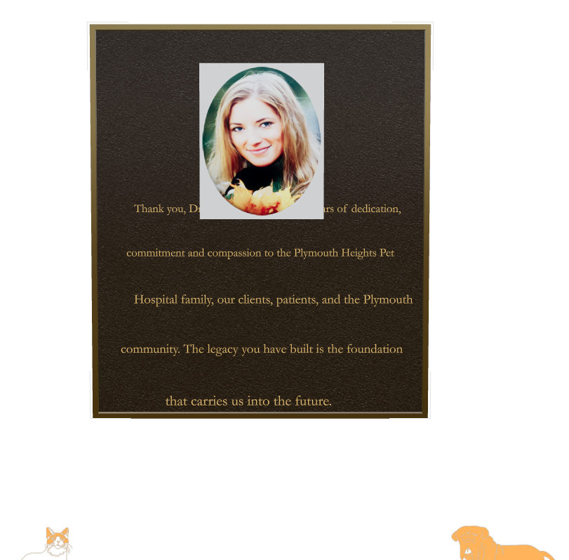 Pet Memorial Bronze Plaque design preview