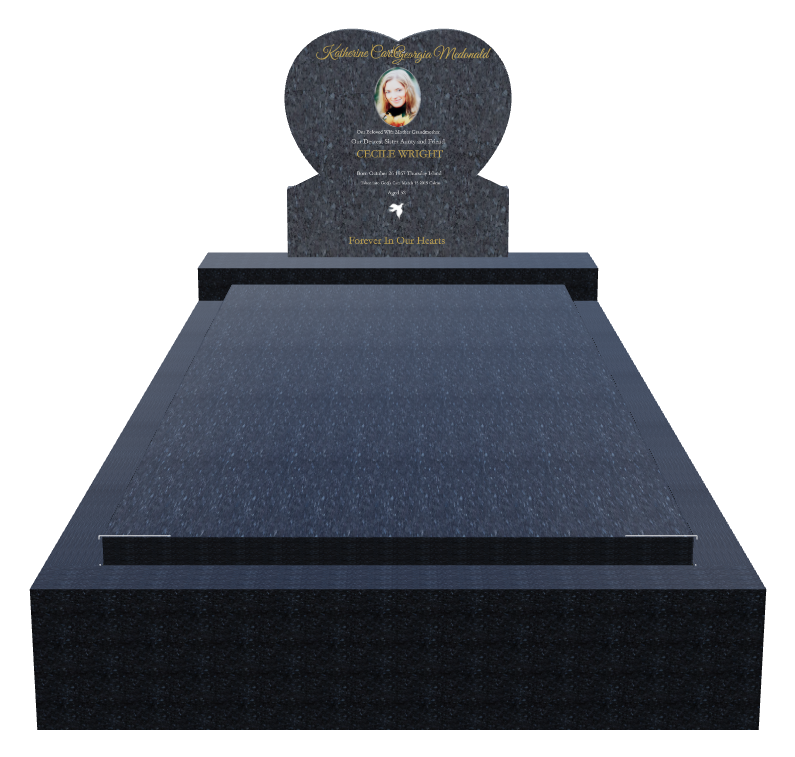 Wife Memorial Traditional Engraved Monument design preview