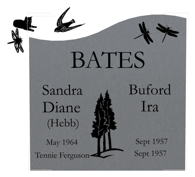 Memorial Traditional Engraved Headstone design preview