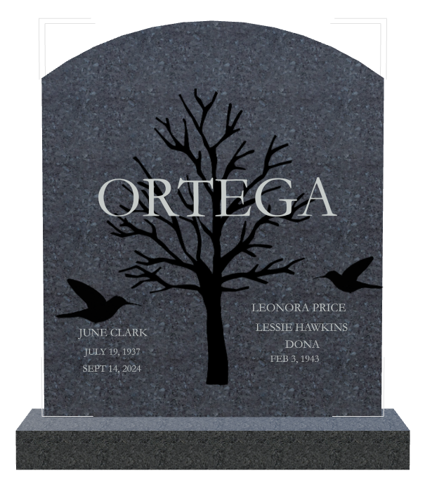 Wife Memorial Traditional Engraved Headstone design preview