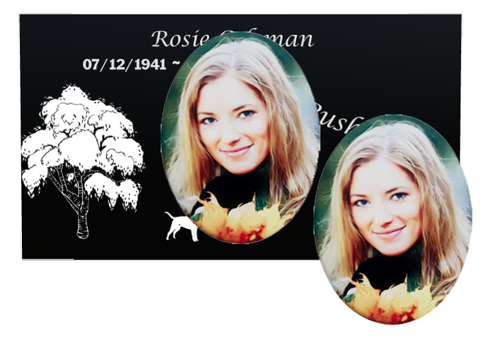 Memorial Bronze Plaque design preview