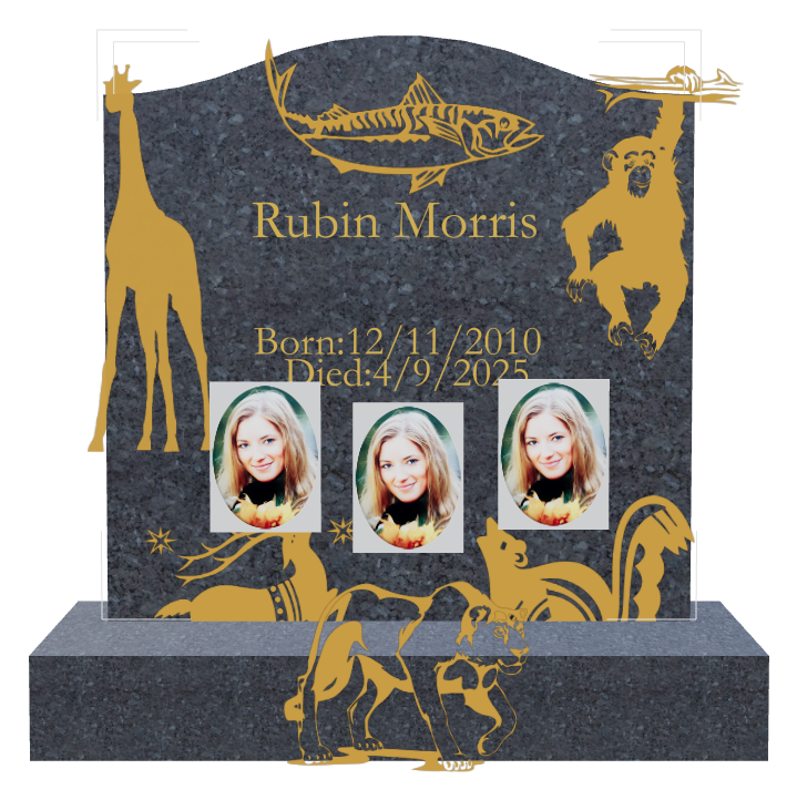 Memorial Traditional Engraved Headstone design preview