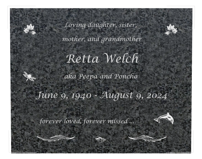 Mother Memorial Traditional Engraved Headstone design preview