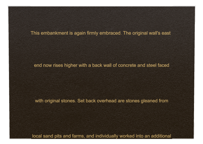 Memorial Bronze Plaque design preview