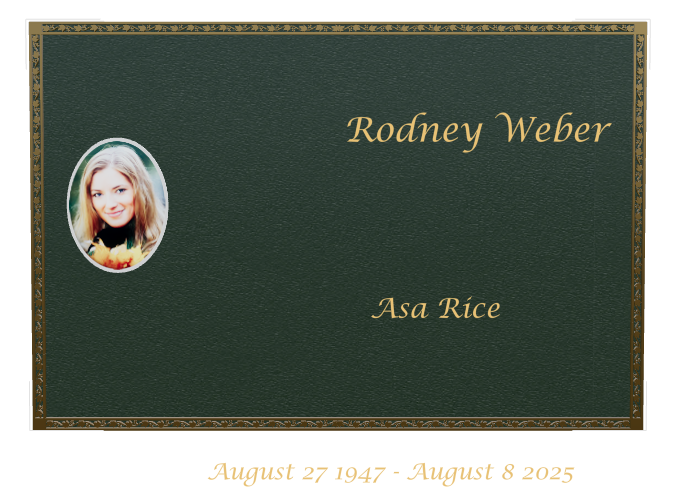 Garden Memorial Bronze Plaque design preview