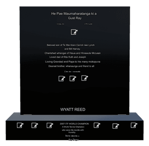 Square Father Memorial Headstone Design preview