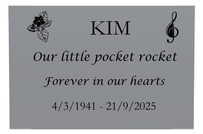 Mother Memorial Stainless Steel Plaque design preview