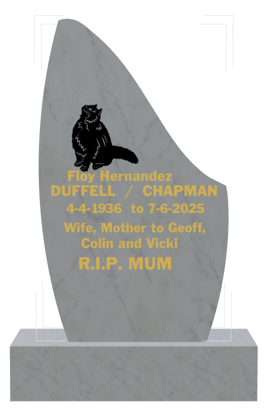 Mother Memorial Traditional Engraved Headstone design preview