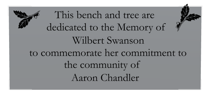Commemorative Stainless Steel Plaque design preview